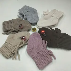Green Horizon Factory Customized Cute Warm Baby Socks Knit Short Booties Newborn Shoes 100%Merino Wool Material Infant