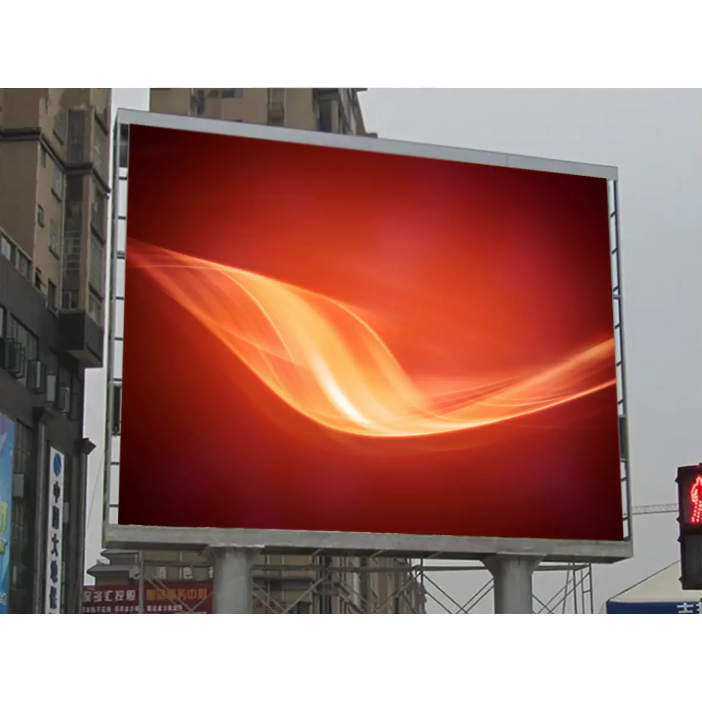 Outdoor Smd Led Muur Scherm Shenzhen Billboard Top Vision Waterdicht Full Color Display