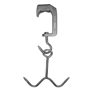 Outil <span class=keywords><strong>de</strong></span> suspension <span class=keywords><strong>de</strong></span> viande pour abattoir <span class=keywords><strong>de</strong></span> moutons et chèvres, ligne <span class=keywords><strong>de</strong></span> traitement des carcasses, rail en acier inoxydable avec poulie et crochet - Product Image 5