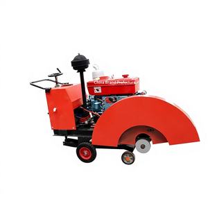 Machine à découper le béton à moteur diesel avec capacité de coupe de 18 cm, gravure et rainurage automatiques, rayon de braquage court - Product Image 2