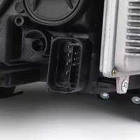 Phares avant adaptatifs à LED avec yeux d'ange Xenon HID modifiés pour BMW Série 5 F10 F11 F18 M5 520i 525i 528i 535i 550i 2011-2017