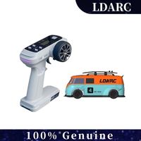 LDARC V64 1/64 RTR Mini Autobús RC de Juguete, Control Remoto 2.4G para Adultos y Niños, Modelo de Vehículo de Mesa, Auto Eléctrico