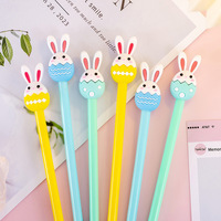 Pulpen Gel Gaya Kartun Berkualitas Tinggi, Hadiah Promosi Plastik Alat Tulis Paskah yang Dipersonalisasi