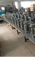 Machine de capsulage pneumatique DDX-450 à visser sur table pour emballages de boissons et alimentaires, actionnée par pompe, pour emballages en bois
