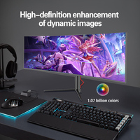 Personalización de fábrica 49 pulgadas 5K/75HZ/144HZ 1ms Monitor de juegos sin borde Pantalla de monitor de computadora de escritorio