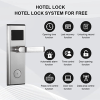 Cerradura Electrónica Inteligente para Hotel, Sistema de Cerradura sin Llave con Tarjeta RFID, Venta al Por Mayor de Fábrica