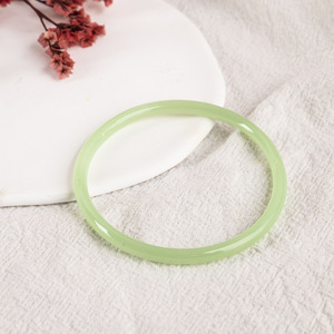 Venta al por mayor de accesorios antiguos de un solo paso de cristal de imitación Jade Jingle pulsera Thorn Rose Thin Jingle pulsera de moda - Product Image 6