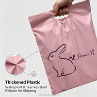 Sac d'expédition portable coloré avec poignée, sac de transport pour vêtements, sac de colisage pour le commerce électronique, emballage de colis pour vêtements