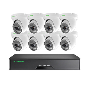 Sistema de Cámaras de Vigilancia CCTV G.Craftsman GR-DFX-M5S-K8, Kits NVR Competitivos con Cámaras IP HIK, <span class=keywords><strong>UNIVIEW</strong></span>, Reolink, Annke y Longse - Product Image 1
