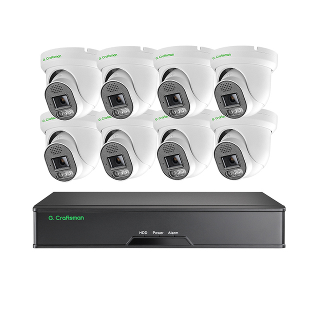 GR-DFX-M5S-K8 G.Craftsman CCTV Surveillance Camera System NVR Kits Competitive with HIK UNI-VIEW Reolink Annke Longse IP Cameras