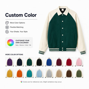 Suéter Unisex de Algodón y Poliéster con Botones en el Cuello, 380g, Estilo Chic, Bordado, Otoñal, Nuevo, en Stock, Blanco y Azul - Product Image 3