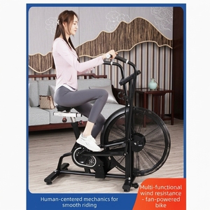 Vélo de cardio-training à résistance à l'air, usage domestique et commercial, résistance illimitée, entraînement intégral des membres supérieurs et inférieurs - Product Image 1