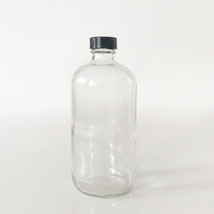 ขวดแก้วกลมบอสตันพร้อมฝาปิดที่เห็นได้ชัด - Product Image 2