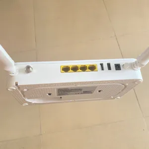 ONU pemasok dari Cina Dual Band 4GE Ont dengan Catv F668V RF Router Modem serat optik obral