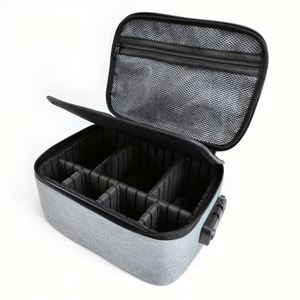 Smell Proof Bag Case with <b>Combination</b> TSA Stash Zip <b>Lock</b> Bag Travel Odorless Storage <b>Box</b> Activated Carbon Lined Bag - Product Image 2