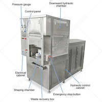 Machine de formage de viande congelée ORME pour abattoir, presse hydraulique pour blocs de viande de mouton congelée