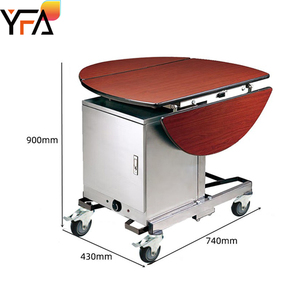 Hotel Hotel Ristorante <span class=keywords><strong>Cucina</strong></span> Pieghevole <span class=keywords><strong>Carrello</strong></span> di Servizio <span class=keywords><strong>Carrello</strong></span> di Servizio Scaldabagno Hotel <span class=keywords><strong>Carrello</strong></span> <span class=keywords><strong>Tavolo</strong></span> da Pranzo con Scaldino Elettrico - Product Image 2