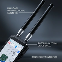 Détecteur de drones portable YYT H2L en ABS avec suivi de rayon 300 MHz~6 GHz, communication FPV et télécommande