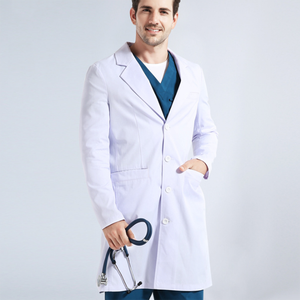 Muestra gratis 100% tejido de poliéster Doctor batas de laboratorio médico - Product Image 5