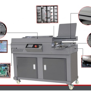 Disen Electricity Hot Melt Glue Book <b>Binding</b> <b>Machine</b> Auto Touch Screen Control 60mm Thickness Desktop DSO-S30-A4 - Product Image 2