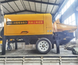 Diversi tipi di pompa per calcestruzzo struttura di costruzione pompe a colonna Diesel Mini pompaggio Pumpcrete ad alta resistenza - Product Image 4