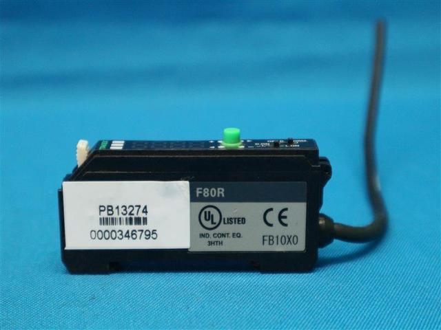 PLC  F80R Fiber Amplifier Photoelectric Sensor w/o Cover w/ Cut Cable Warranty Product