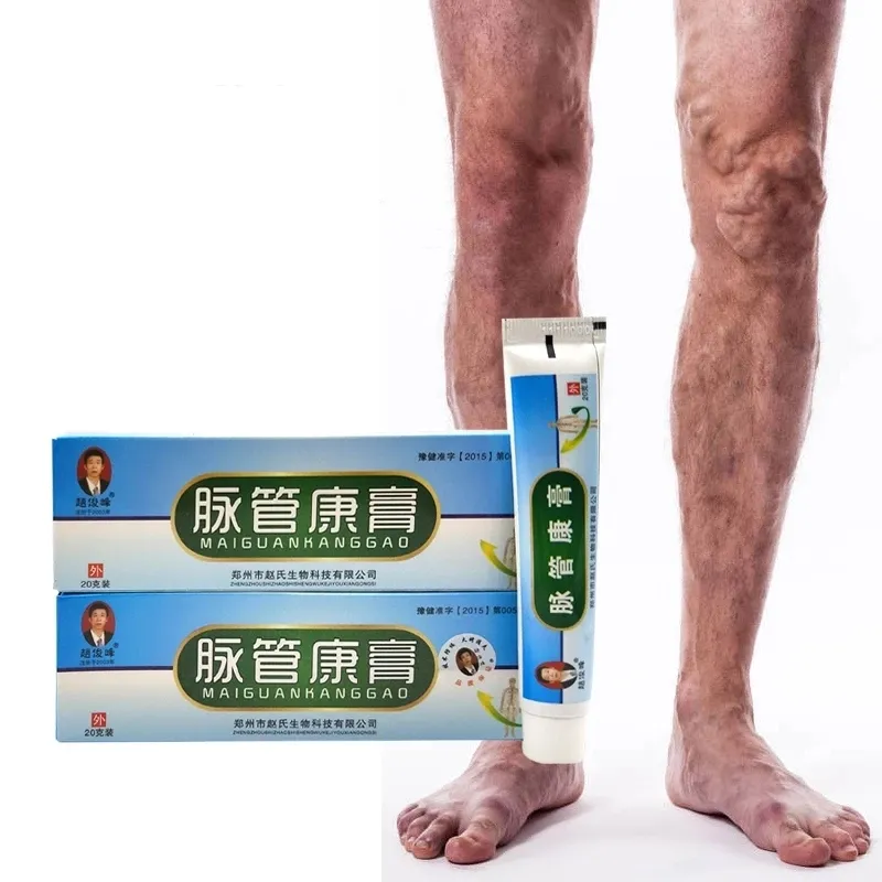Maiguankang Varicose Veins Treat Cream Varicosity Angiitis Remedy Ointment Relief Veins Pain Phlebitis Legs Varicose Veins Cream