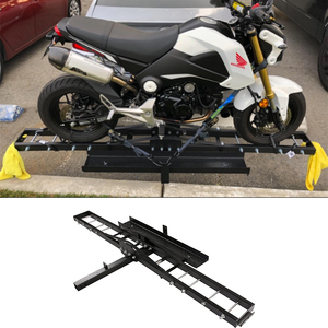 HOMFUL Porte-voitures Robuste <span class=keywords><strong>Porteur</strong></span> <span class=keywords><strong>Moto</strong></span> Porte-vélos de Voiture - Product Image 2