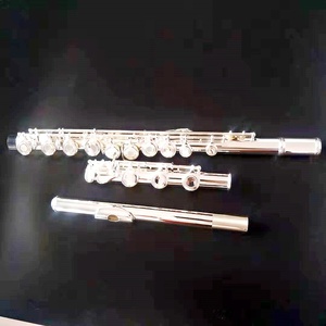 Venta al por mayor 17-Hole Silver Plated Open Hole <span class=keywords><strong>Flauta</strong></span> para la venta - Product Image 4