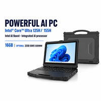 Portátil Robusto de 14 Pulgadas con Procesador Ultra 5/7, IA, 1000nits, Windows 11, SSD de Repuesto, Batería Intercambiable en Caliente