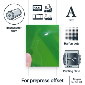 Film Agfa HNS HNU pour Flasheuse 0,457x60m Haute Résolution Transfert de Plaque PS Filmex Base PET Antistatique <span class=keywords><strong>Prix</strong></span> Direct Usine - Product Image 2