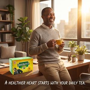 Té Herbal al por Mayor <span class=keywords><strong>para</strong></span> un Equilibrio Saludable de Lípidos y Colesterol en la Sangre, 20 Bolsitas de Té |   Té <span class=keywords><strong>para</strong></span> la Salud Cardiovascular LongHai, Farmacia Africana - Product Image 4