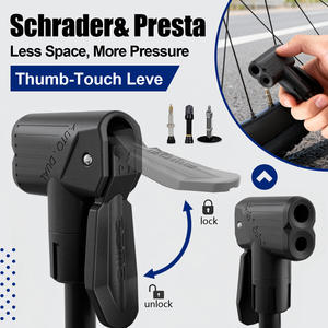 Pompe à air manuelle universelle portable haute pression et à économie d'effort pour vélo, ballon de basket et usage domestique - Product Image 2