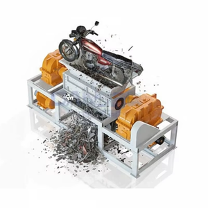 Broyeur de traitement des déchets urbains pour écraser les vieux cadres de moteur et le broyeur d'ordures métalliques à couple élevé - Product Image 1