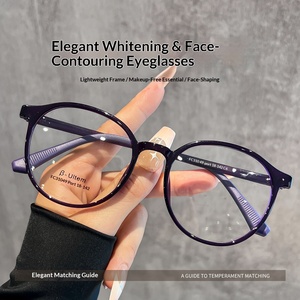 <span class=keywords><strong>แว่น</strong></span>ตาแบบเต็มขอบสไตล์เกาหลี F310R น้ำหนักเบาพิเศษสำหรับผู้หญิง กรอบคุณภาพสูง สามารถติดตั้งเลนส์ตามใบสั่งแพทย์ได้ <span class=keywords><strong>แว่น</strong></span>ตา Danyang - Product Image 2