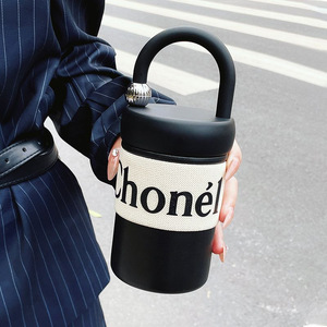 HECION Premium qualité isolation tasse filles pratique tasse droite boire Portable Double couche en acier inoxydable tasse cadeau d'anniversaire - Product Image 5