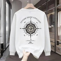 Nouveau pull à capuche à col rond et manches longues 2027, pull à capuche polyvalent et décontracté.