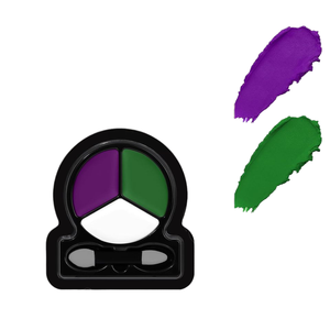 Kit d'applicateur de peinture minérale pour le visage et le corps blanc, vert, violet, Halloween, <span class=keywords><strong>fée</strong></span> sombre, sorcière, monstre, costume de cosplay - Product Image 1