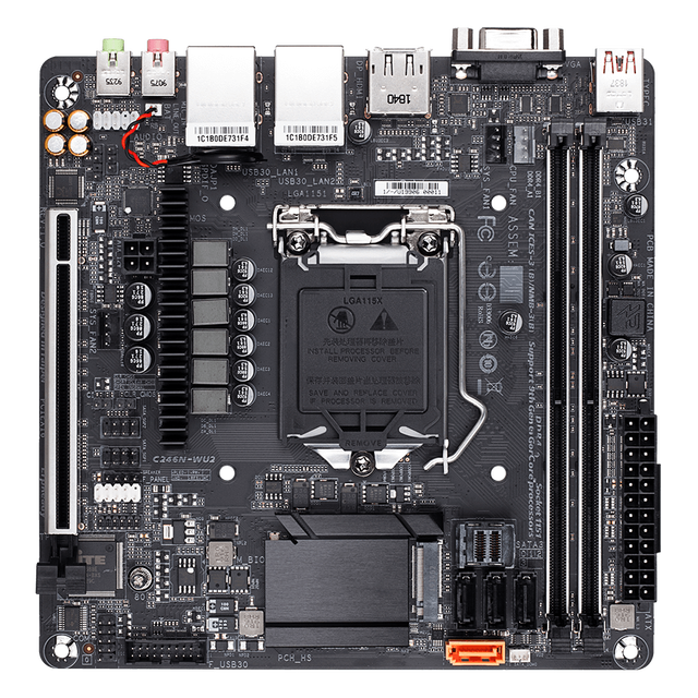 G C246 Processor Server LGA1151 Motherboard C246 Motherboard 8Th 9Th Gen CPU C246N-WU2 MINI ITX C246-WU4 ATX C246M-WU4 M-ATX