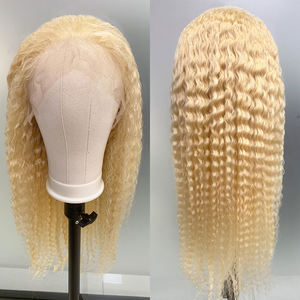 100% Vierge Blonde 613 Cheveux Russes Longue Vague Profonde Avant Dentelle HD <span class=keywords><strong>Film</strong></span> Transparent Mince Suisse Dentelle En Gros Pleine Dentelle Vendeurs - Product Image 2