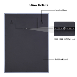 Haocrown <strong>Magic</strong> Mirror 21.5-inch Waterproof Anti-fog Bathroom <strong>Tv</strong>, Sauna-ready <strong>Smart</strong> Mirror With Android 11 Configuration - Product Image 2
