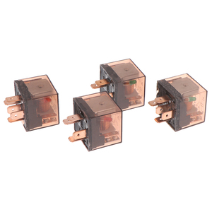 Водонепроницаемое герметичное электромагнитное автомобильное реле постоянного тока 12В 80А 4/5-контактное SPDT, устройство управления автомобилем, высокопроизводительный переключатель - Product Image 4