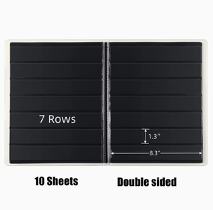 Álbum de sellos personalizado profesional, venta al por mayor, álbum de colección de sellos de tapa dura con 7 filas de bolsillos, libro de sellos para coleccionistas - Product Image 3