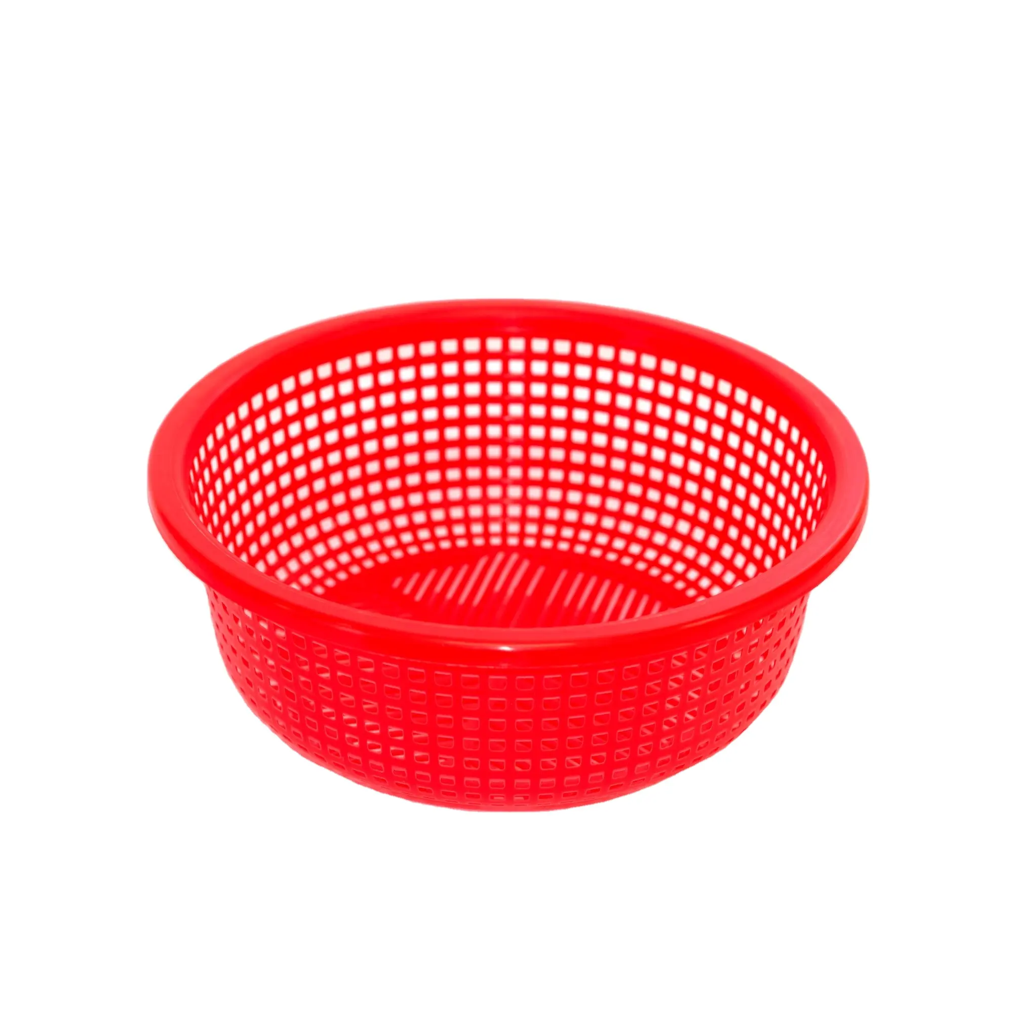 Plastic Round Basket Red Color plastic products HOANG NAM PRODUCTION CO., LTD Plastic Modling Type injection Home Appliances