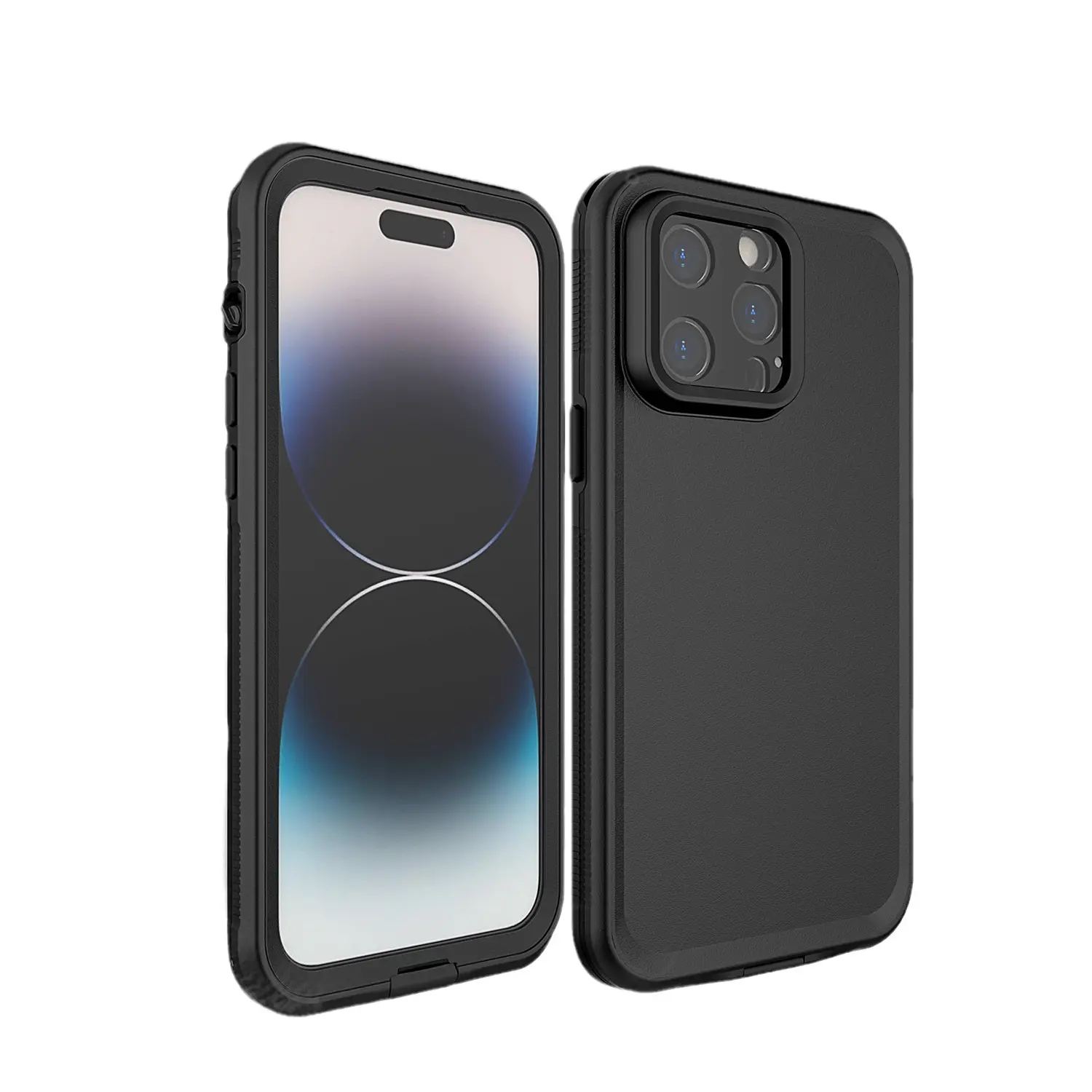 2023 Novo Caso de capa traseira completa 15m Caso de telefone à prova d'água para mergulho IP68 Anti Water Protect Case 14 15 Pro Max para Iphone 13