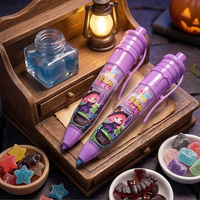 Stylo Magique de Sorcière - Bonbons Liquides - Sirop Gommeux Fantaisie DIY pour Halloween - Vente en Gros de Confiserie pour Détaillants - Approvisionnement Direct Usine
