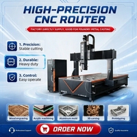 Machine CNC 1530 4 axes pour la sculpture 3D de mousse, MS, WPC et la gravure de polystyrène