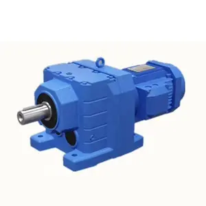 R Series Xoắn Ốc Inline Bánh Hộp Bánh Răng Giảm Tốc Thổi Máy Bộ Phim Tốc Độ Giảm Tốc