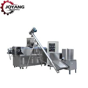 Tvp Tsp Textured Vegetarian Meat Soybean Soya Nuggets Chunks Protein Processing Extruder Making Machine