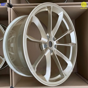 Rines de Aleación de Aluminio Forjado de Alta Calidad en Oro Champán de 18-24 Pulgadas, Personalizados, 5X130 5X120 5X112 para Porsche 981 991 992 GT4 GT3 - Product Image 2